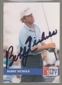Set professionale autografato 1992 Bobby Nichols - Foto 1 di 1