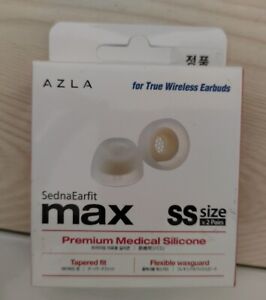 AZLA SEDNAEARFIT MAX SS SIZE FOR True Wireless Earbuds Premium Ear Tips 2 Pairs