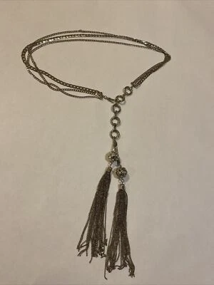 复古金属链腰带礼服腰带身体链时尚银色水钻 — 第 1/3 张图片