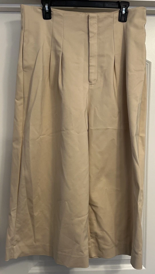 Pantalones cortos Alex Marie tostados tiro alto pierna ancha talla 14 Foto 1 de 4