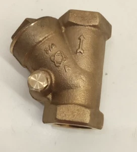 NIBCO NL740X8 T-413-Y-LF 3/4" Swing Check Valve Bronze Threaded PTFE DISC 200CWP - Picture 1 of 4