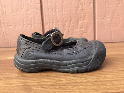 Zapatos Keen Mary Jane Talla US 5 Niño Bebé Cuero Negro C8 Foto 1 de 4
