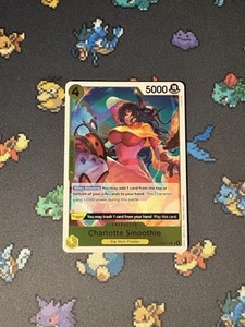 One Piece TCG - Charlotte Smoothie OP03-110 Holo Raro Premium Booster - (Nuevo) - Imagen 1 de 6