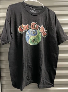 Live To Die T-Shirt Mens XL Black Earth Butterfly Short Sleeve Streetwear Y2K - Picture 1 of 4