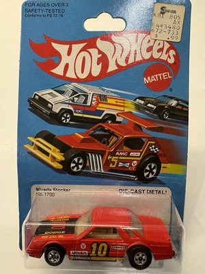 De colección 1979, 1980 Hot Wheels Mirada Stocker rojo con calcomanía de carreras #10 #1700 Foto 1 de 4