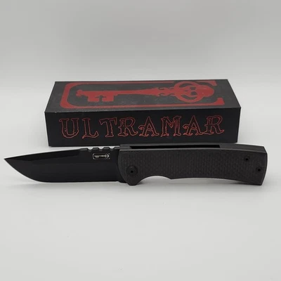 Chaves Knives M390 229 轻质碳纤维滴点黑色罕见 — 第 1/4 张图片