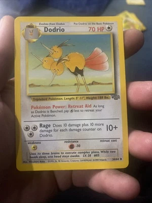 Pokémon TCG Dodrio Jungle 1st Edition Uncommon Card 34/64, Regular - Image 1 of 2
