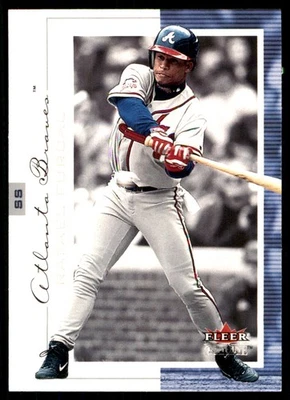 Rafael Furcal 2001 Fleer подлинный #80 Braves MLB читать Бесплатная доставка AutographDen - Изображение 1 из 2