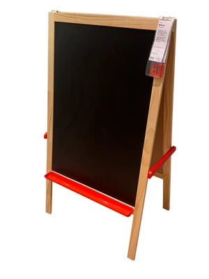 New IKEA MALA Drawing Chalk Board Kids Children's Wooden Easel 304.889.66 — 第 1/4 张图片