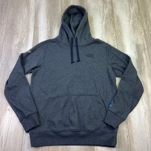 The North Face Hoodie Mens Medium Gray Hooded Pullover Outddors Casual Men - Picture 1 of 12
