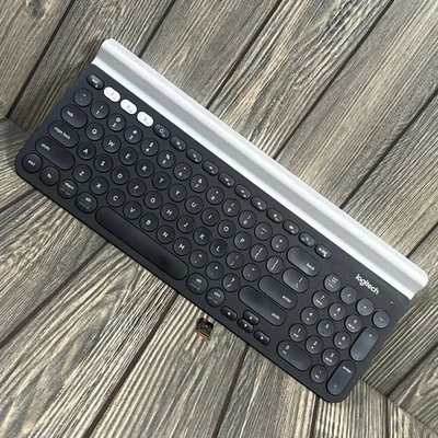 Logitech K780 Wireless Keyboard Multi Device Windows Mac Bluetooth Tablet Phone - Image 1 of 4