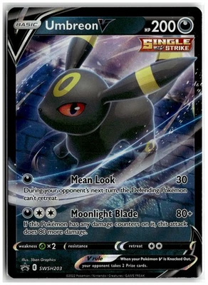 SWSH: Sword & Shield Promo Cards #SWSH203 Umbreon V R12190 - Image 1 of 2