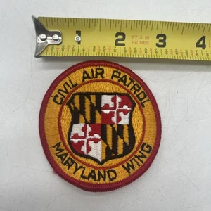 U.S. Military Civil Air Patrol Maryland Wing Patch Insignia Full Color 3” Round - Picture 1 of 2