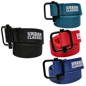 Urban Classics Kids Industrial Canvas Belt 2-Pack Kidswear Belt Barcode - Picture 1 of 16