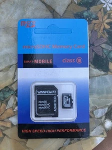 microSDHC Memory Card & Adapter 128 MB - Picture 1 of 2