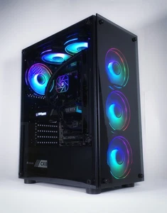 RTX Gaming PC Water-cooled i7 6700K-RTX 3070-16GB RAM - 1TB SSD 1 YEAR WARRANTY - Picture 1 of 12