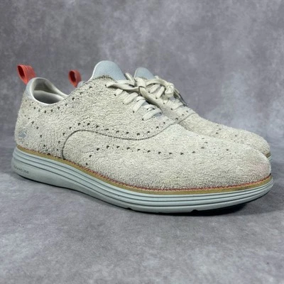 Zapatos de gamuza Oxford con punta de ala Grand Ultra originales Cole Haan Staple Pigeon talla 13 Foto 1 de 4