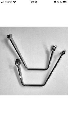 Abstandshalter für Satteltaschen Yamaha Virago 535 R+L - Bild 1 von 3