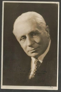 Real Photo Tullio Serafin Australian Opera Director Original Signed 1949 SCARCE - Picture 1 of 1