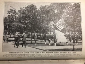 USNA Annapolis Commencement 1921 Bulgaria - Mexico Oil - Imagen 1 de 13