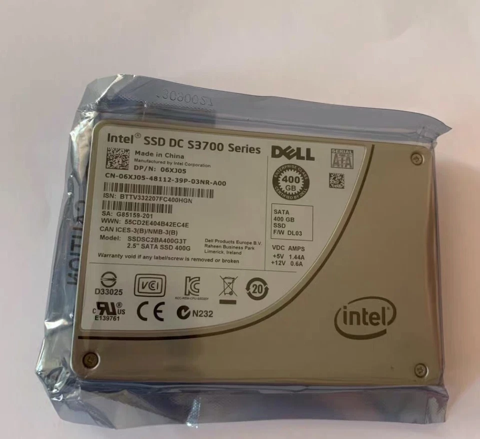 DELL Intel SSD DC S3700 Series 400GB SSDSC2BA400G3T 2.5"SATA Solid State Drive - Image 1 of 1
