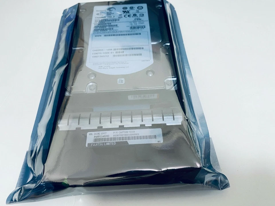 Fujitsu Eternus 600GB SAS 15K 6G 3.5" Hard Drive HDD CA07339-E103 DX80 DX90 S2 - Image 1 of 4