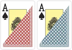 2 Decks of Waterproof 100% Plastic Playing Cards Poker (Wide) Size Large (J - Picture 1 of 5
