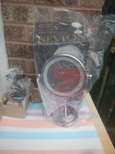 REVLON COMPACT CHROME LIGHTED MIRROR NEW OLDER STOCK - Picture 1 of 9