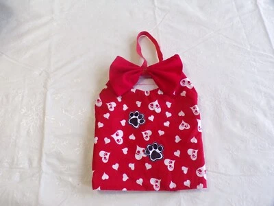 Camisa/chaleco unisex para perro mascota, San Valentín, "Pitty Pat Paws", mediano* (leer detalles) Foto 1 de 4