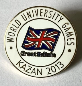 World University Games Kasan 2013 Großbritannien Emaille Abzeichen - Bild 1 von 2