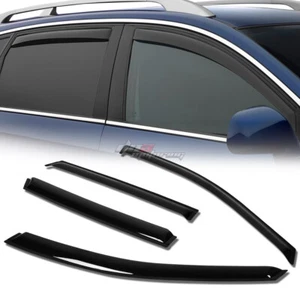 FOR 13-17 SANTA FE NON-XL SMOKE TINT WINDOW VISOR SHADE/VENT WIND/RAIN DEFLECTOR - Picture 1 of 12