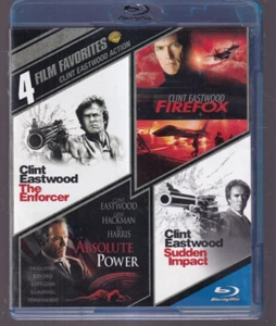 CLINT EASTWOOD ACTION 4 FILM FAVORITES (2014 Blu-ray 4 DISCS){J} - Picture 1 of 2