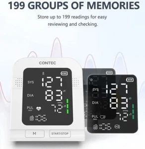 CONTEC08C Upper Arm Digital NIBP Adult Blood Pressure Monitor New Version - Picture 1 of 9