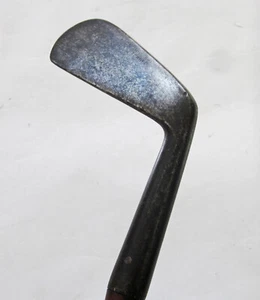 De colección Nogal Rafted, James A. Smith Punto Punzón Cara Mid Iron Club, circa.1905 - Imagen 1 de 10