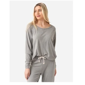 PerfectWhiteTee Bey Sweatshirt mit Rundhalsausschnitt in Heather Grey. Neu mit Etikett. Medium. - Bild 1 von 5