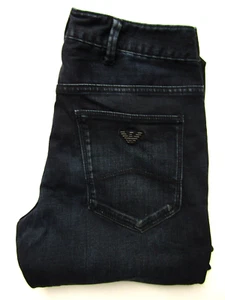 Emporio Armani Herren Slim Fit Jeans W28 L33 Dunkelblau Stretch LEVF427 - Bild 1 von 12