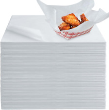 12 X 12 Grease Proof Deli Wrapper (500 Pack) - Pre Cut Natural