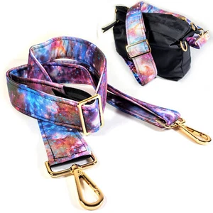 Correa Bolso Estilo Guitarra Rosa Nebula Galaxia - Bolsa Espacial Púrpura - Imagen 1 de 16
