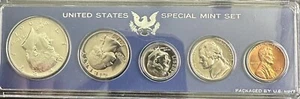 1967 United States Special Mint Set, No Box, 40% Silver Half Dollar - Picture 1 of 13