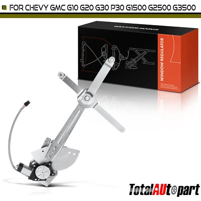 Window Regulator with Motor for Chevy G10 G20 G30 GMC G1500 G2500 Front Right - Image 1 of 4