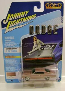 1967 '67 DODGE CHARGER MAUVE POLY V/B CLASSIC GOLD JOHNNY LIGHTNING 2020 - Picture 1 of 3