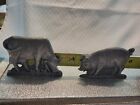New ListingVintage Pewter Unique Farm Animal Figurines Cow and Pig Collectible set of 2.
