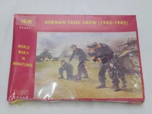 1/35 ICM German Tank Crew 4 Figures WW2 Plastic Model Kit NOS Sealed 35251 - Picture 1 of 1