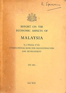 Report On The Economic Aspects Of Malaysia By The Mission Of The International.. - Imagen 1 de 1