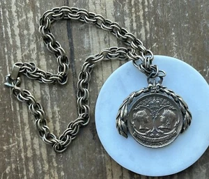 Queen Victoria Regina Kanada Jubiläum God Save The Queen Medaillon Medaille Kette - Bild 1 von 10