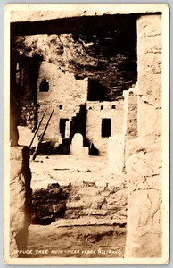RPPC Colorado Mesa Verde National Park Spruce Tree House Ruin Real Photo - Bild 1 von 2