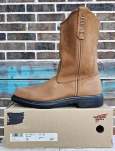 NOS Red Wing Boots Pecos 1105 Size 10 AA (A2) Supersole 11 Inch Soft Toe Boot - Picture 1 of 9