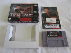 Time Trax (SNES) Super Nintendo CIB Komplett Box 1993 Malibu GETRAGEN - Bild 1 von 12