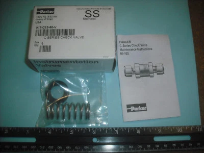 Parker C-Series Check Valve Repair Kit for 3/4"  Check Valve Kit-C-12-50-V - Image 1 of 2