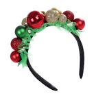  Fabric Christmas Bell Headband Jingle Decoration Ball Headbands